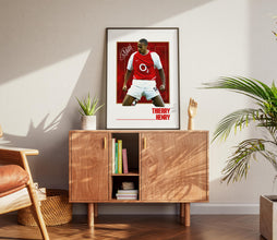 Thierry Henry Poster Football Print, Football Gifts For Fans 4387283846