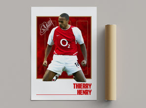 Thierry Henry Poster Football Print, Football Gifts For Fans 4387283846