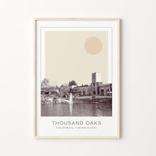 Thousand Oaks Poster Print, Thousand Oaks Travel Poster, Thousand Oaks Minimalistic Wall Art, Thousand Oaks, California, United States 1882438087