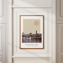Thousand Oaks Poster Print, Thousand Oaks Travel Poster, Thousand Oaks Minimalistic Wall Art, Thousand Oaks, California, United States 1882438087