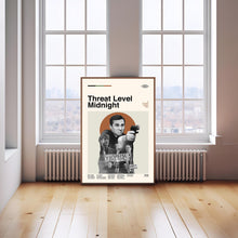 Threat Level Midnight Poster Minimalist Mid-Century Modern Art Print 4372864698