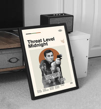 Threat Level Midnight Poster Minimalist Mid-Century Modern Art Print 4372864698 9703