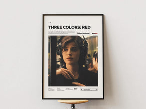 Three Colors Red Poster, Irène Jacob Poster, Krzysztof Kieślowski Film Three Colors Red Print, The Three Colors Film Series Poster 4358148999