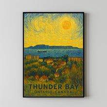 Thunder Bay Poster Print, Thunder Bay Travel Poster, Thunder Bay Minimalistic Wall Art, Thunder Bay, Ontario, Canada