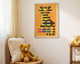 Tiger, 1970s Retro Kids Room Poster (Digital Download), Large Size, Printable 1148026054