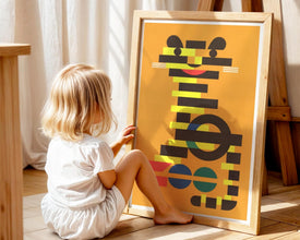 Tiger, 1970s Retro Kids Room Poster (Digital Download), Large Size, Printable 1148026054