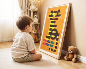 Tiger, 1970s Retro Kids Room Poster (Digital Download), Large Size, Printable 1148026054
