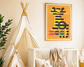 Tiger, 1970s Retro Kids Room Poster (Digital Download), Large Size, Printable 1148026054