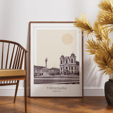 Timișoara Poster Print, Timișoara Travel Poster, Timișoara Minimalistic Wall Art, Timișoara, Romania 1868247410