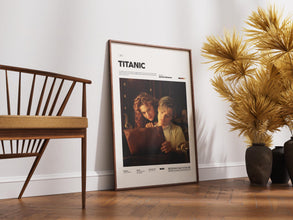 Titanic Movie Poster, Alternative Movie Poster Collage, James Cameron's Titanic Film Print Poster, Leonardo DiCaprio and Kate Winslet Poster 1865019766