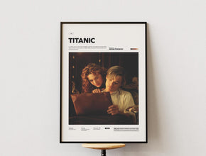 Titanic Movie Poster, Alternative Movie Poster Collage, James Cameron's Titanic Film Print Poster, Leonardo DiCaprio and Kate Winslet Poster 1865019766