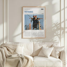 Titanic, James Cameron, Retro Movie Poster, Custom Movie Poster 4421170310