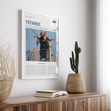 Titanic, James Cameron, Retro Movie Poster, Custom Movie Poster 4421170310