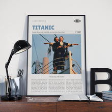 Titanic, James Cameron, Retro Movie Poster, Custom Movie Poster 4421170310