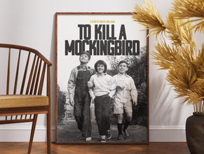 To Kill a Mockingbird Movie Poster, Print Poster, Wall Art, Retro Vintage Poster, Gift Idea, Harper Lee, Robert Mulligan, Gift for Him 1890199751