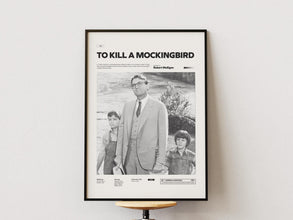 To Kill a Mockingbird Poster, Harper Lee Novel in Cinema To Kill a Mockingbird Film Print, Cult Movie Poster, Cinematic Wall Decor 1905308923
