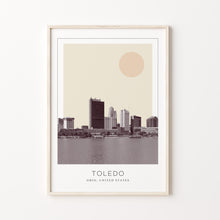 Toledo Poster Print, Toledo Travel Poster, Toledo Minimalistic Wall Art, Toledo, Ohio, United States 1868249470