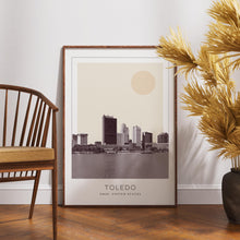 Toledo Poster Print, Toledo Travel Poster, Toledo Minimalistic Wall Art, Toledo, Ohio, United States 1868249470