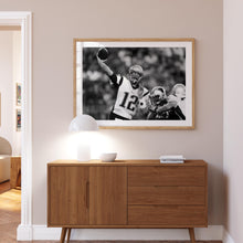 Tom Brady Poster, New England Patriots, Fan Poster, Black and White Wall Art, Photograph Prints, American Football Gift, Sport Decor 4307249548