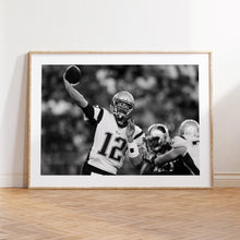 Tom Brady Poster, New England Patriots, Fan Poster, Black and White Wall Art, Photograph Prints, American Football Gift, Sport Decor 4307249548