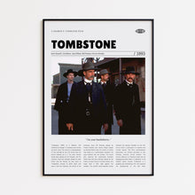 Tombstone, George P. Cosmatos, Retro Movie Poster, Custom Movie Poster Print 4421171555