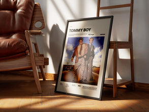 Tommy Boy Poster, 1995 Peter Segal Film Tommy Boy Print, Chris Farley Poster, David Spade Poster, Comedy Movie Wall Art Idea 4333923799