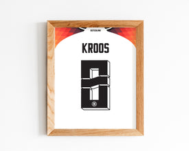 Toni Kroos Germany Jersey Art Soccer Poster Gift Sport Poster 1751746039