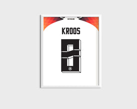 Toni Kroos Germany Jersey Art Soccer Poster Gift Sport Poster 1751746039