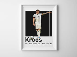 Toni Kroos Poster, German Soccer Art, Game Room Decor Sport Poster 1593824529