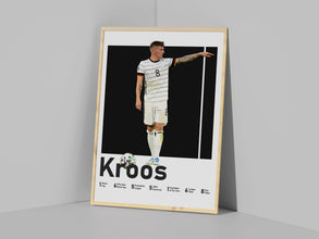 Toni Kroos Poster, German Soccer Art, Game Room Decor Sport Poster 1593824529