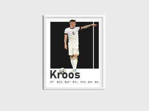 Toni Kroos Poster, German Soccer Art, Game Room Decor Sport Poster 1593824529