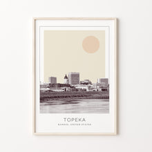 Topeka Poster Print, Topeka Travel Poster, Topeka Minimalistic Wall Art, Topeka, Kansas, United States 1868247408
