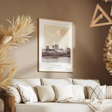 Topeka Poster Print, Topeka Travel Poster, Topeka Minimalistic Wall Art, Topeka, Kansas, United States 1868247408