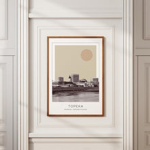 Topeka Poster Print, Topeka Travel Poster, Topeka Minimalistic Wall Art, Topeka, Kansas, United States 1868247408