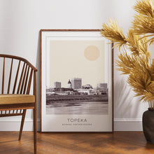 Topeka Poster Print, Topeka Travel Poster, Topeka Minimalistic Wall Art, Topeka, Kansas, United States 1868247408