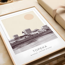 Topeka Poster Print, Topeka Travel Poster, Topeka Minimalistic Wall Art, Topeka, Kansas, United States 1868247408