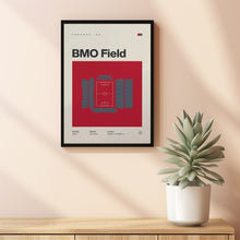 Toronto FC Poster, BMO Field Stadium Soccer Print, Mid Century Modern Football Poster,-4YOF4A