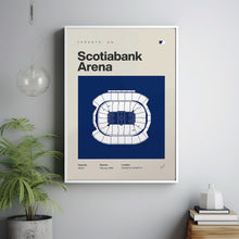 Toronto Maple Leafs Poster, Scotiabank Arena Stadium Print, Mid Century Modern Hockey P-AXH6IP