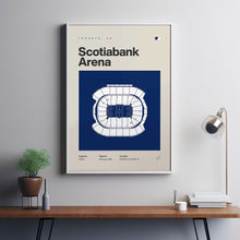 Toronto Maple Leafs Poster, Scotiabank Arena Stadium Print, Mid Century Modern Hockey P-AXH6IP