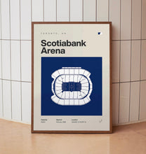 Toronto Maple Leafs Poster, Scotiabank Arena Stadium Print, Mid Century Modern Hockey P-AXH6IP