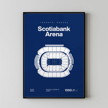 Toronto Maple Leafs Poster, Scotiabank Arena Stadium Print, Mid Century Modern Hockey P-QLIYHE