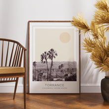 Torrance Poster Print, Torrance Travel Poster, Torrance Minimalistic Wall Art, Torrance, California, United States 1882436849