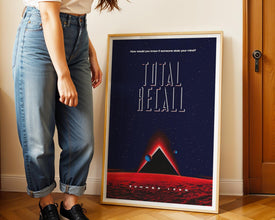 Total Recall Movie Poster 1990s Sci-Fi Film Art (Digital Download) 822448975