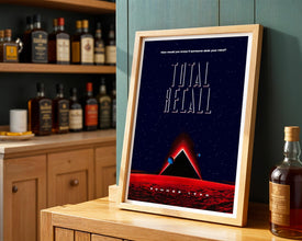 Total Recall Movie Poster 1990s Sci-Fi Film Art (Digital Download) 822448975