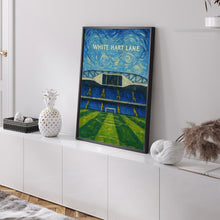 Tottenham Contemporary Football Poster, White Hart Lane Art Print