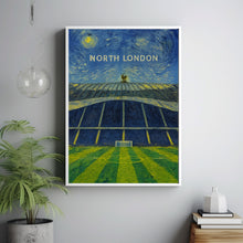 Tottenham Football Stadium Print Gift for Fans Modern Art Poster for Boyfriend Soccer Lover Birthday Present for Men Perfect Christmas Idea