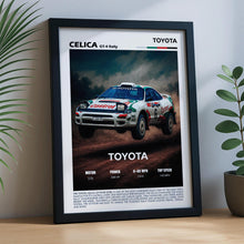 Toyota Celica GT-Four Rally Poster Castrol Livery WRC Car  4364861761