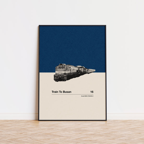 Train To Busan Inspire Poster   Car in Movie Poster  Mid Century Modern Poster  Minimalist Poster  Retro Art Print  Korean Movie 1590991219