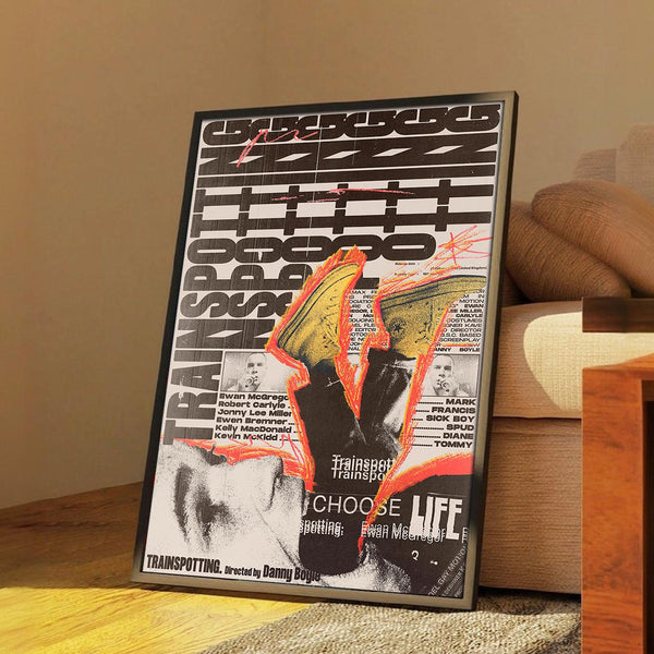 Trainspotting Classic Movie Poster  Canvas Wall Art  Retro Film Print  Unframed Wall Decor  Unique Gift Idea 4377844811