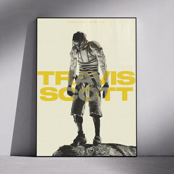 Travis Scott Album Cover Poster, Rapper Wall Art Print  4332285468